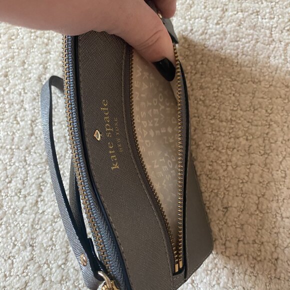 Kate Spade Silver Wristlet Wallet - Picture 3 of 5